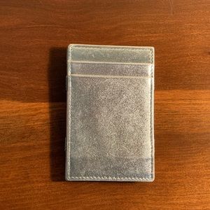 J. Crew Magic Flip Wallet - Silver